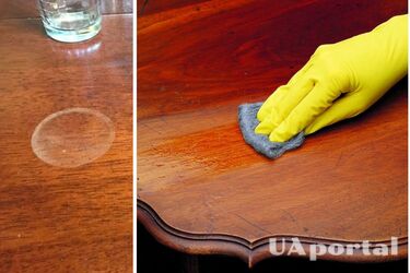 Как убрать загрязнение на деревянной мебели