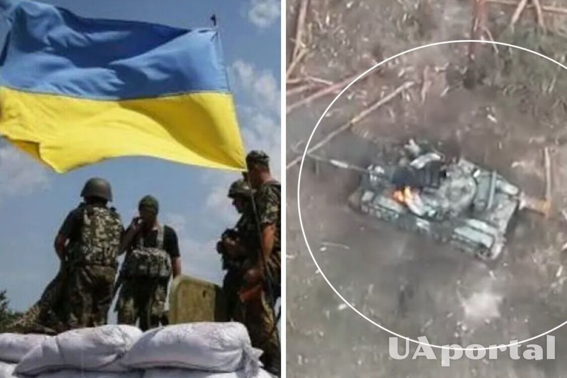 'It burns well and breaks into pieces': paratroopers effectively destroyed an occupant tank (video)