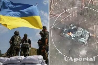 'It burns well and breaks into pieces': paratroopers effectively destroyed an occupant tank (video)