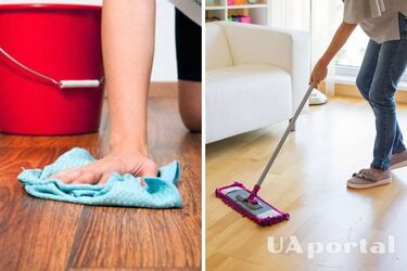 Как помыть пол не испортив паркет и ламинат