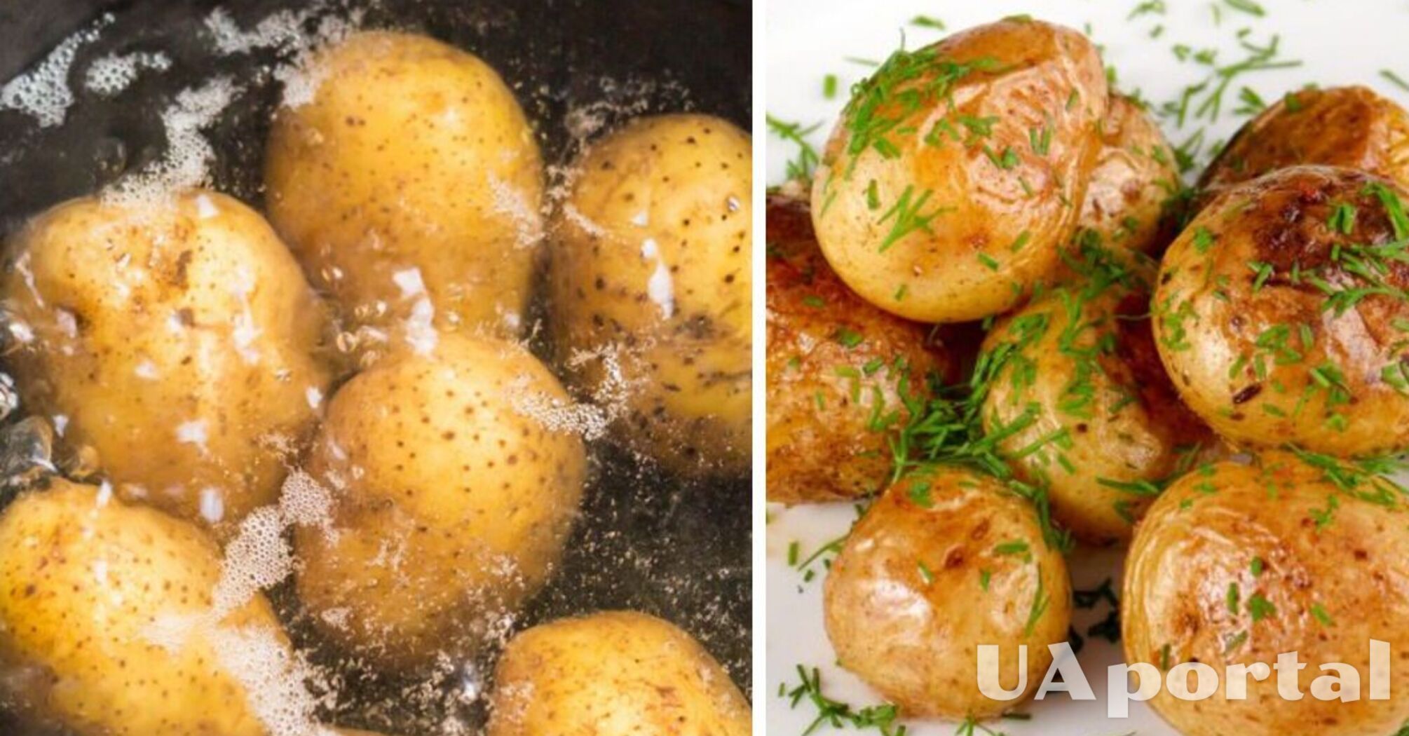 Молодой картофель с острым томатным соусом