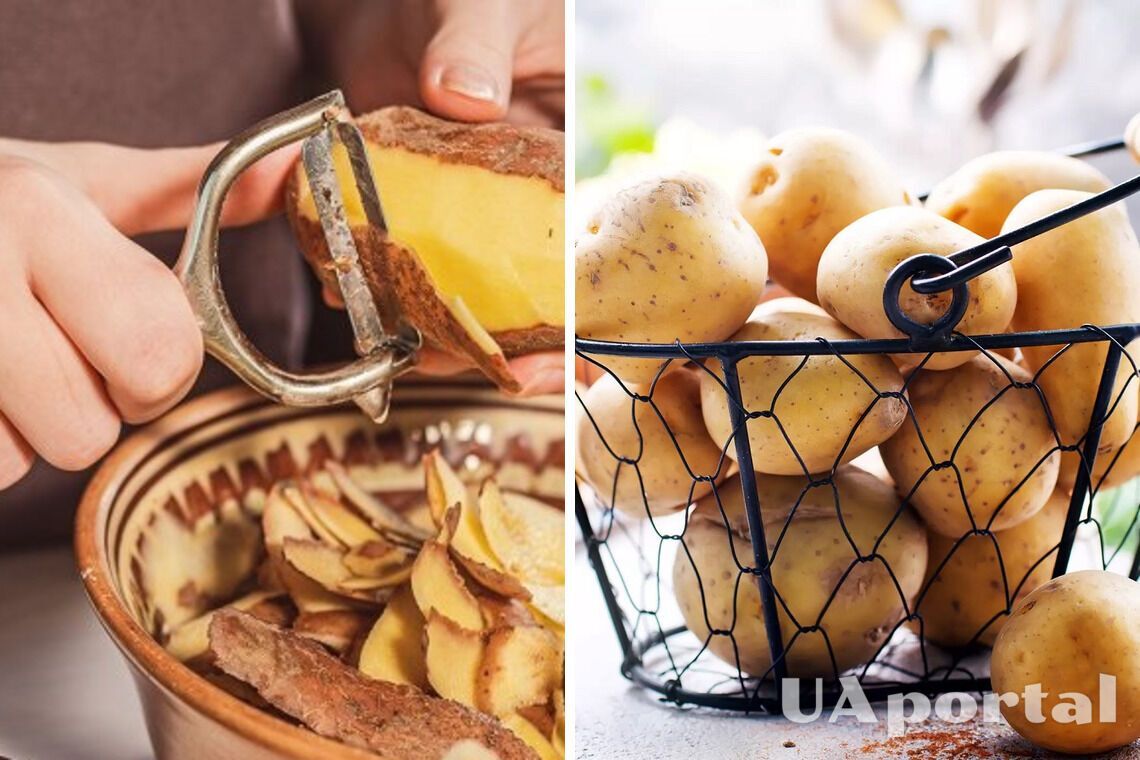 Easy and fast: how to peel new potatoes (video)