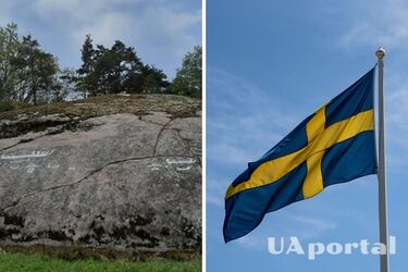 Giant rock paintings of the 7th-8th century BC discovered under moss in Sweden (photo)