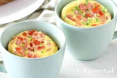 Как сделать омлет в чашке