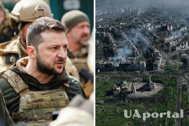 'Там руїни і багато мертвих російських окупантів': Зеленський відповів, чи Бахмут контролюють ЗСУ