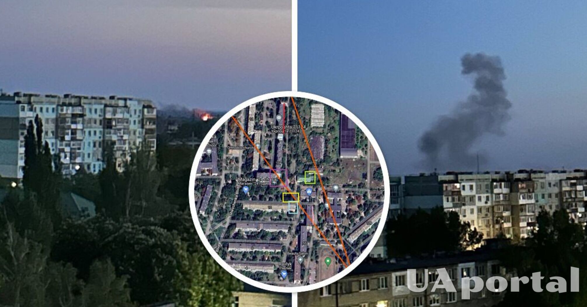 Explosions in occupied Berdiansk: the occupiers' headquarters was hit (photos)