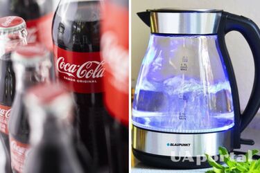 Как почистить чайник от накипи с помощью Coca-Cola - как удалить накипь из чайника