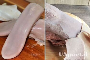 Как легко почистить свиной или говяжий язык