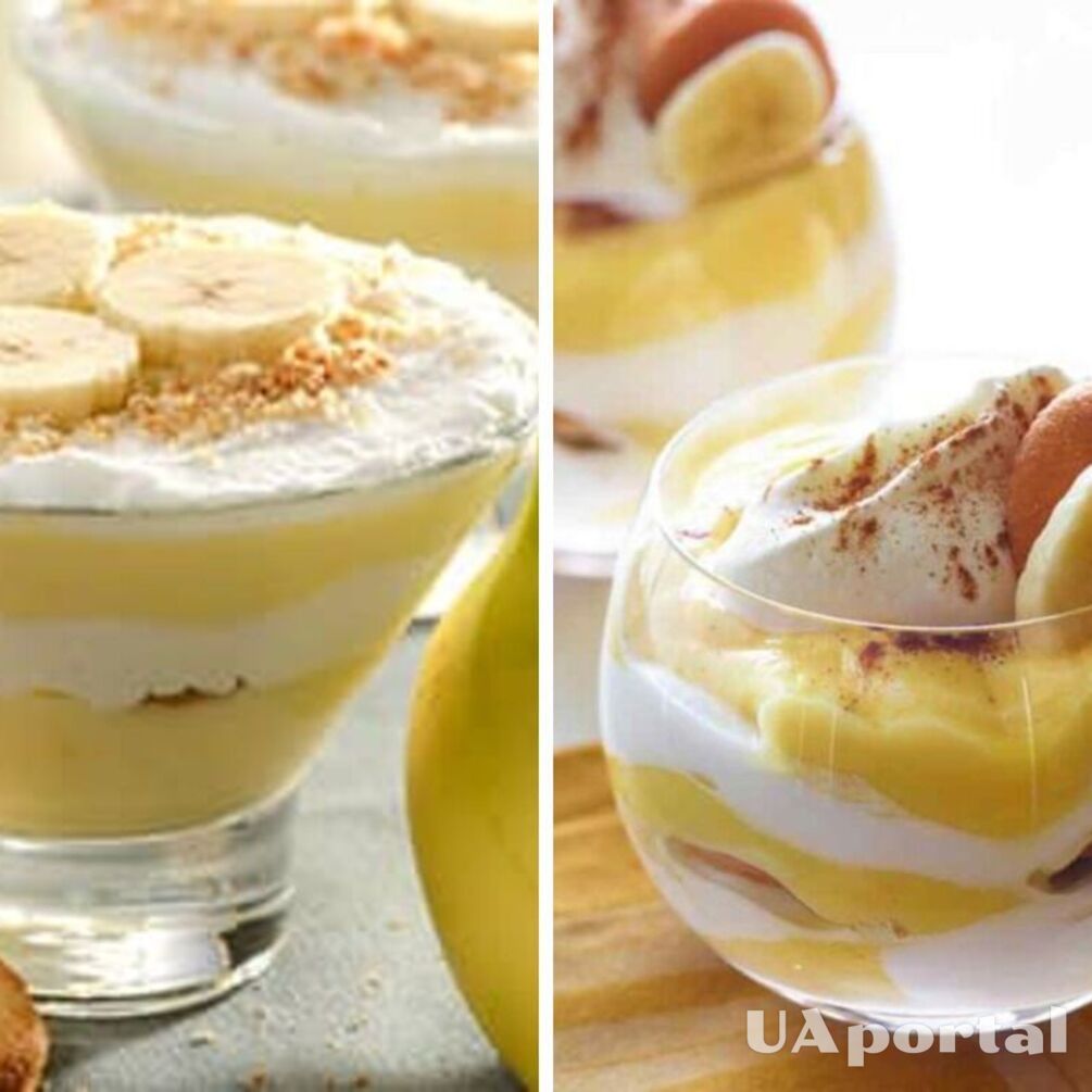 Вкус лета: рецепт бананового пудинга с мороженым