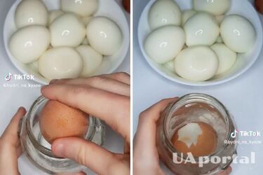 Как быстро почистить вареные яйца