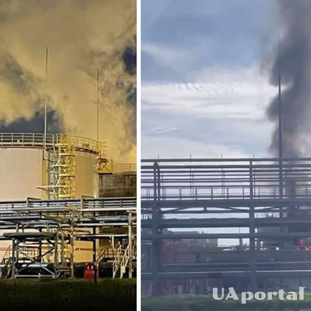 На россии повторно загорелся Ильский нефтеперерабатывающий завод: заявили об атаке дронов (видео)