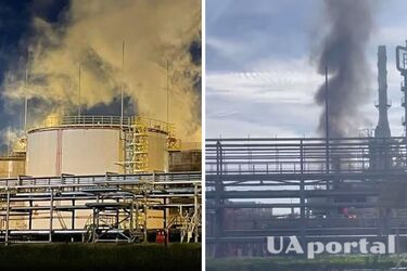 На росії повторно загорівся Ільський нафтопереробний завод: заявили про атаку дронів (відео)