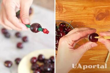 Как очистить черешню от косточек