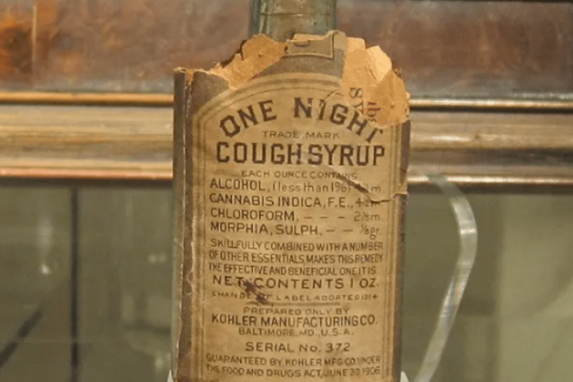 Alcohol, cannabis, chloroform, and morphine: treatment methods in the 1900s