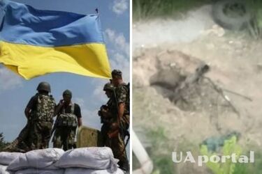 Українські військові дронами підірвали російські міномети (відео)