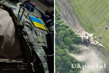 Ukrainian artillerymen destroyed the occupants' 'Ural' (video)