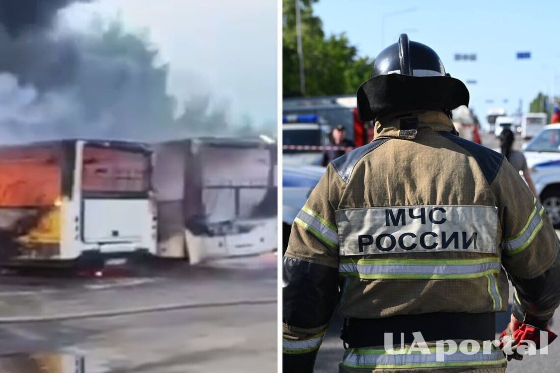 35 авто згоріли під час масштабної пожежі у підмосковному Ногінську (фото та відео)