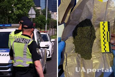 В Киеве мужчина пытался угостить патрульных марихуаной (видео)