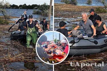 оккупанты атаковали лодку с мирными жителями, которых эвакуировали из Херсона, есть жертвы и раненные