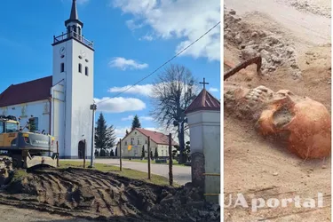 В Польше дорожники случайно наткнулись на 'могилу вампиров', в которой находились кости 450 человек (фото)