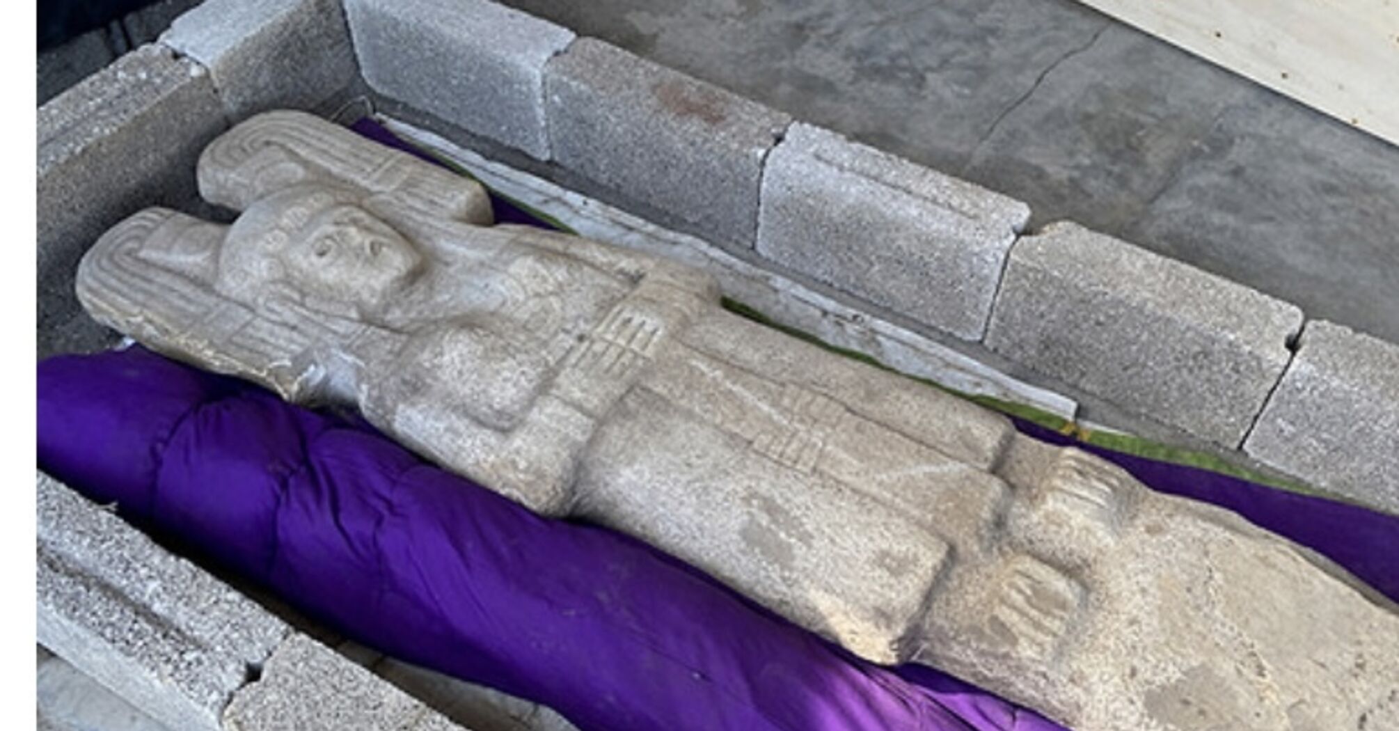 В Мексике случайно обнаружили древнюю статую 1450 года
