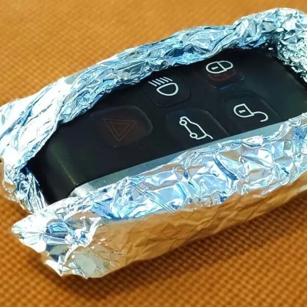 Why wrap car keys in foil or put them in the refrigerator