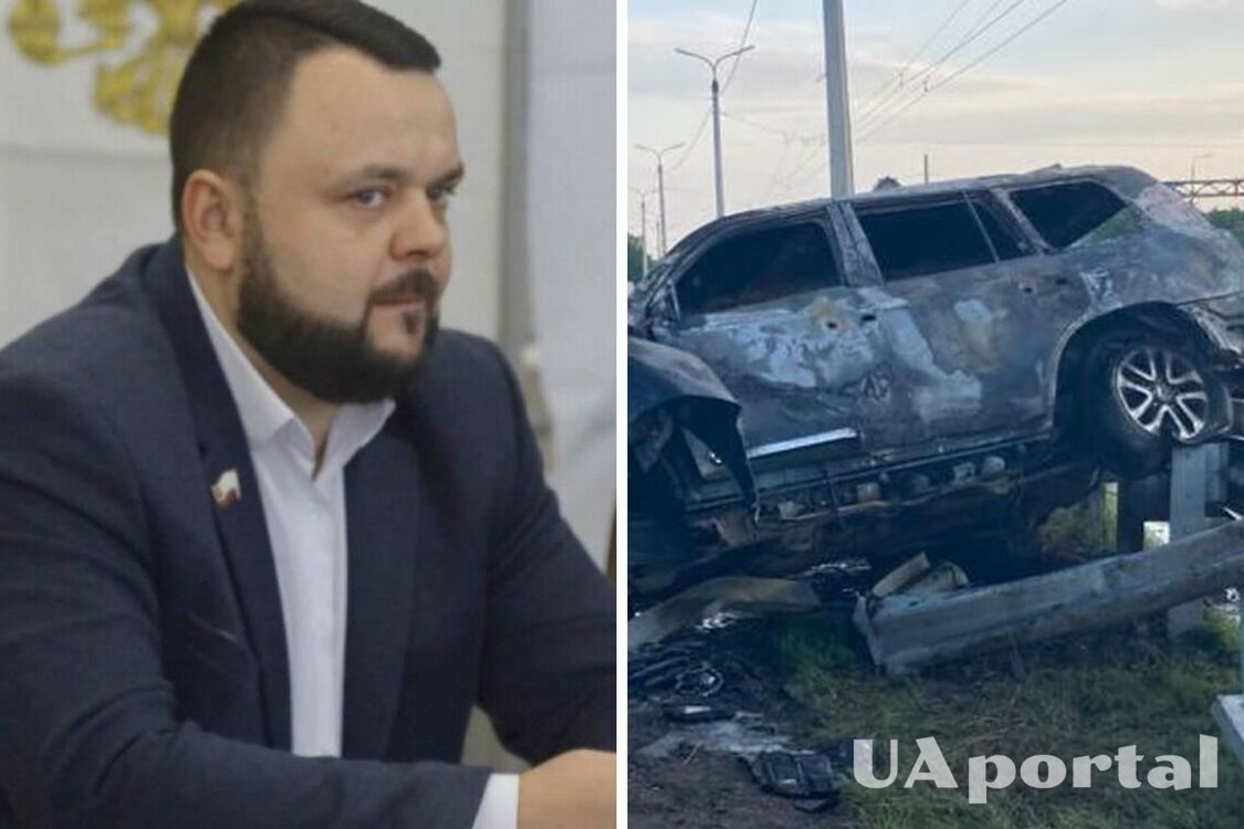 Car with Zaporizhzhia occupier Volodymyr Epifanov explodes in Simferopol: three injured