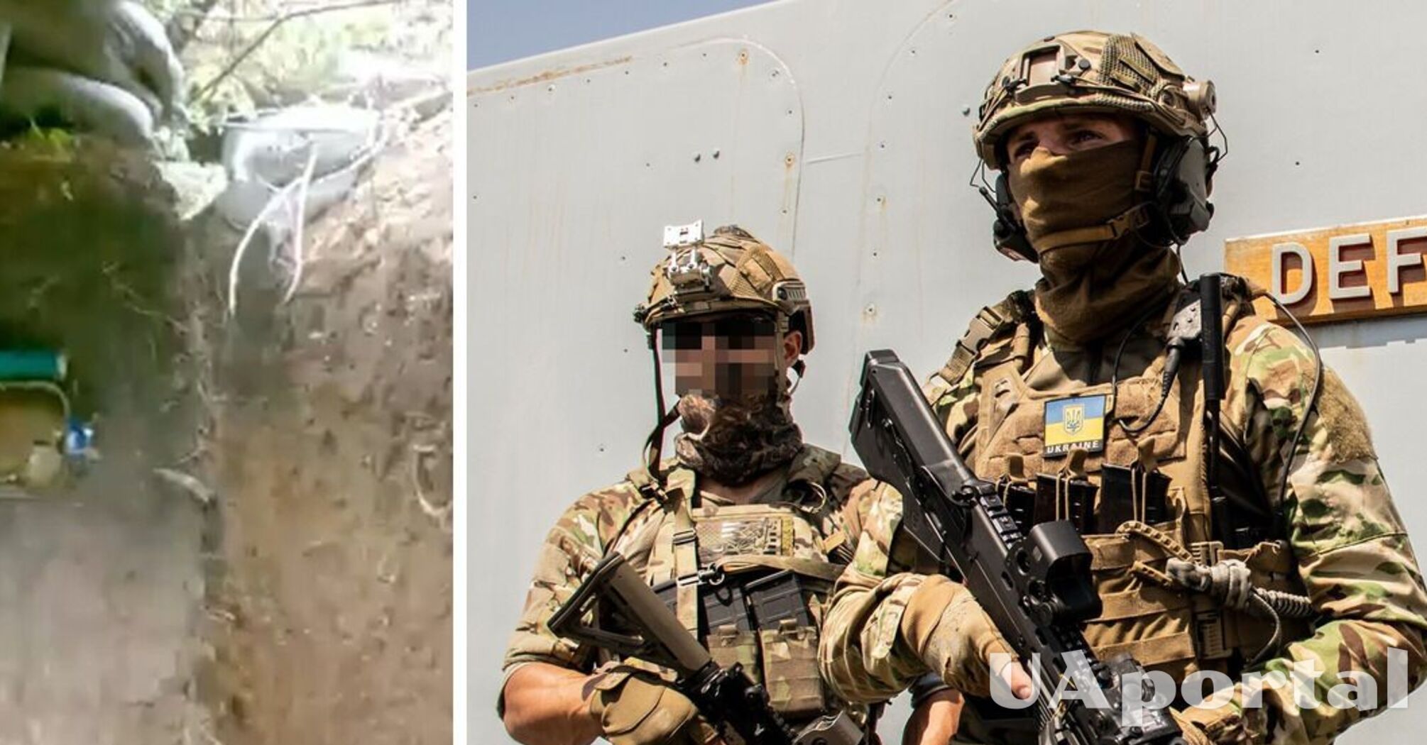 Attacking from the rear: the SSO fighters showed their work in enemy trenches (video)