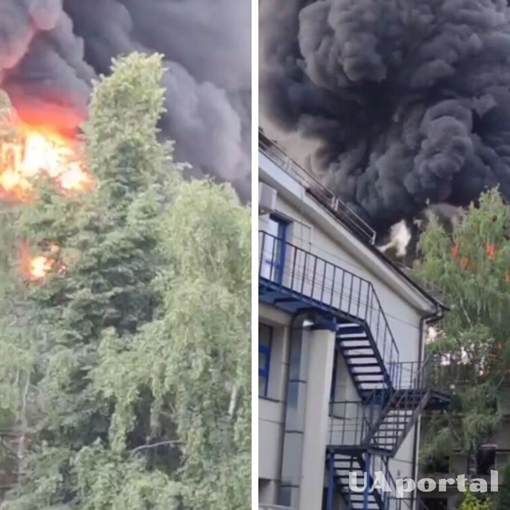 В Москве произошел мощный пожар на Центральном ремонтно-механическом заводе (видео)