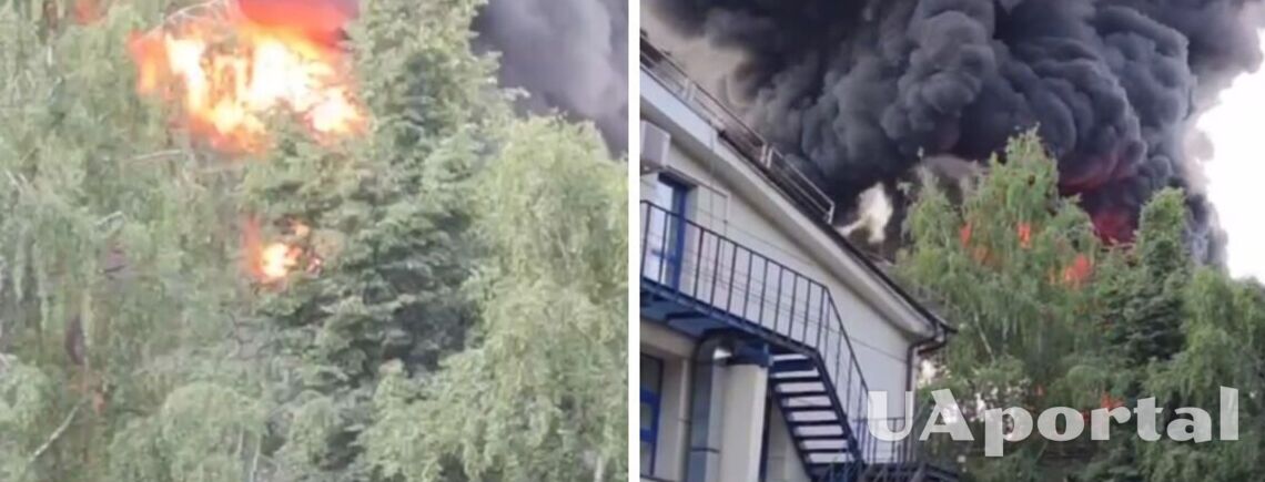 У Москві сталася потужна пожежа на Центральному ремонтно-механічному заводі (відео)