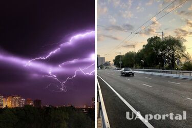 Гроза в Киеве: дороги затопило, падали деревья (фото и видео)