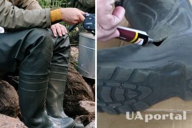 How to seal rubber boots