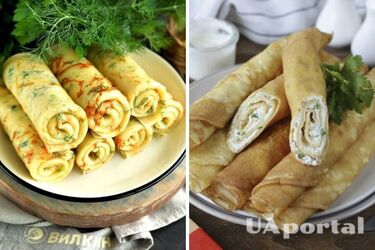 Прекрасная идея для перекуса: рецепт блинчиков с сыром, чесноком и зеленью