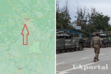 У Липецькій області рф помітили танки, що рухаються в бік Москви. Оновлюється (відео)