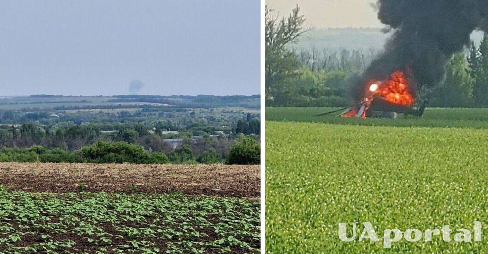 У Воронезькій області повідомляють про збиття літака (відео)
