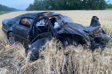 Drunken policeman kills three graduates in Kirovohrad region, 4 more passengers in hospital (photos)