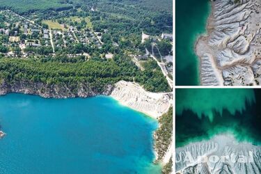 Ukrainian 'Maldives': how to get to Druzhbivsky quarry with turquoise water and white sand