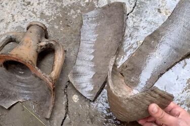 На дні Каховського водосховища знайшли чергові артефакти, серед яких кістки мамонта (фото)