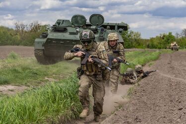 Soldiers of the 32nd Brigade tracked down and destroyed the point from which the occupiers launched drones (video)
