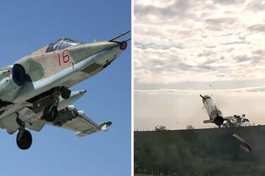 ВСУ с 'Иглы' сбили Су-25 оккупантов (эффектное видео)