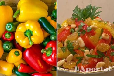 Как сделать маринованные перцы с орехами и изюмом