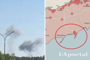 В Бердянске ВСУ подорвали штаб россиян и их состав с горючим (фото и видео)