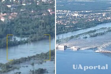 Вибухнули Каховську ГЕС