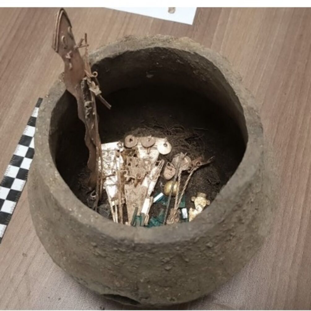 Treasures belonging to the Muisca civilization associated with the legend of Eldorado found in Colombia