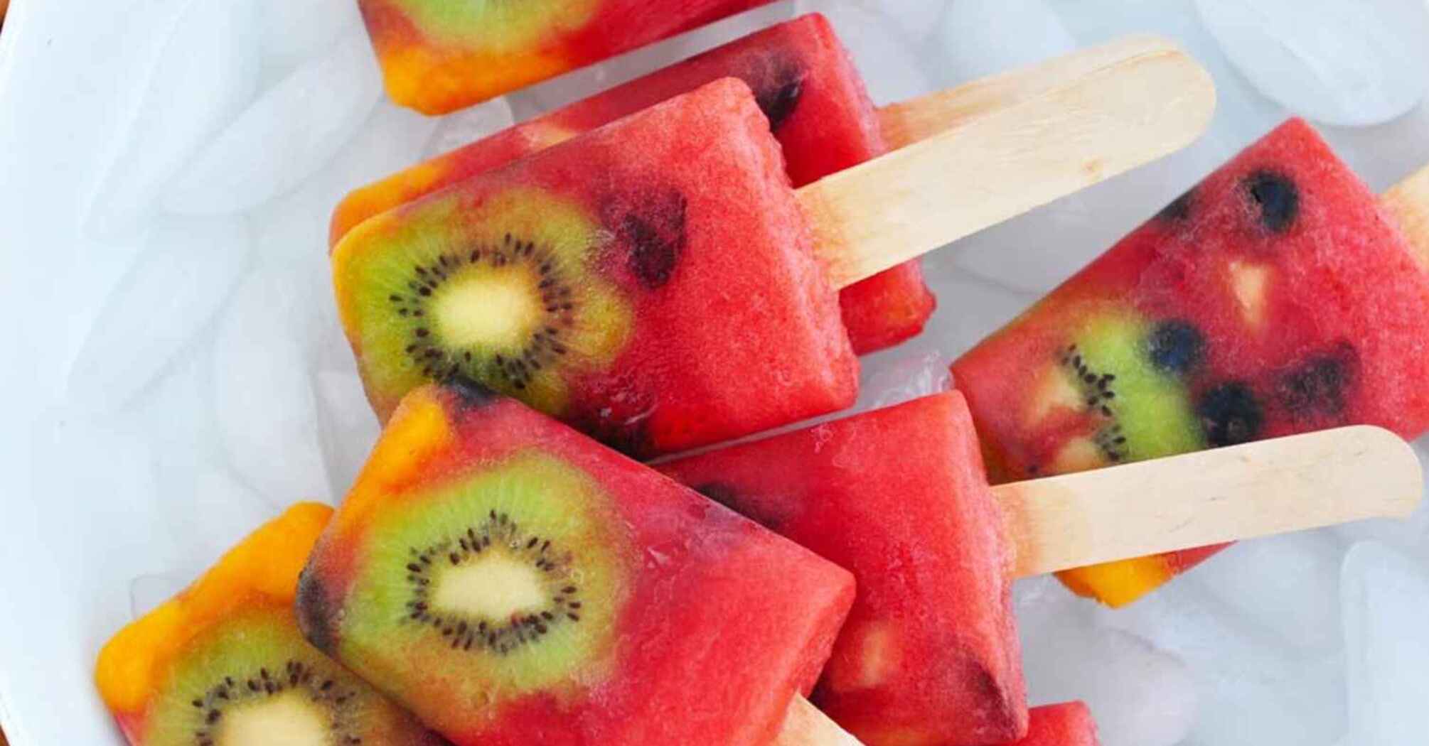 Арбузный фруктовый лёд