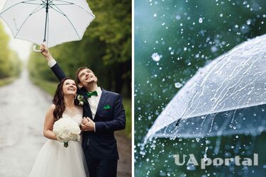 Що означає, якщо потрапив під дощ із нареченою