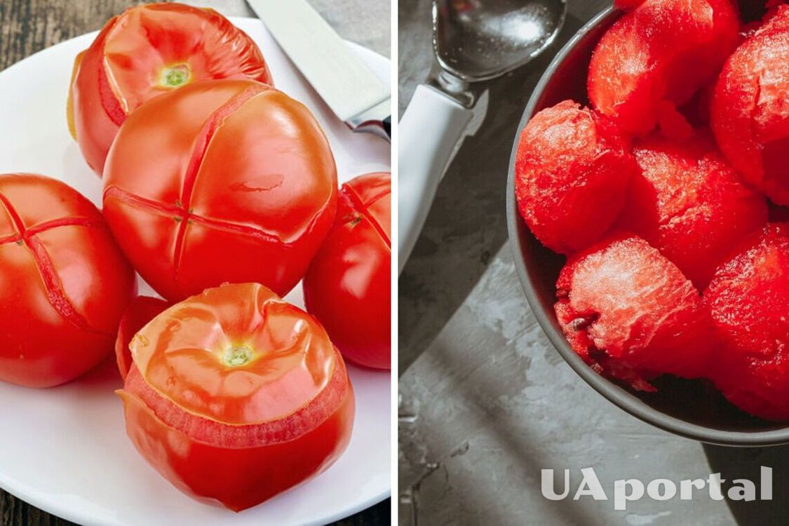 Как снять кожуру с помидора одним движением руки: простой кулинарный лайфхак