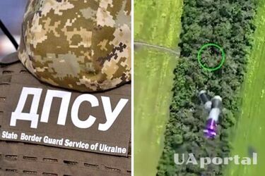 Прикордонники з дронів знищили окупантів поблизу Бахмута (відео)