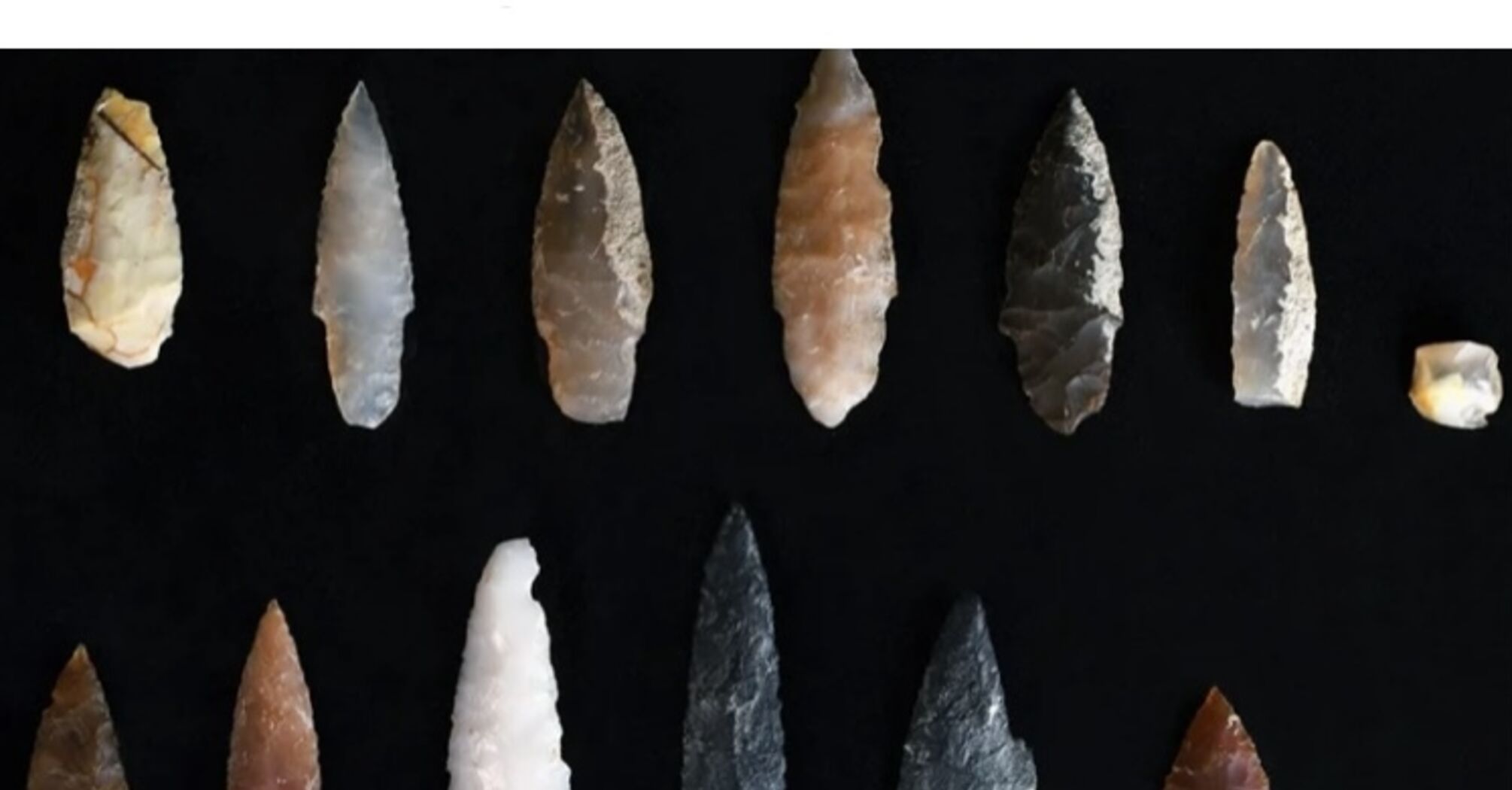 В Америці знайшли наконечники для стріл віком 16 тисяч років 