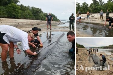 Thousand-year-old oak boat found at the bottom after Kakhovka hydroelectric power station explosion